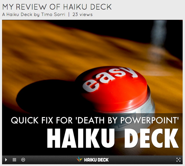 Haiku Deck review