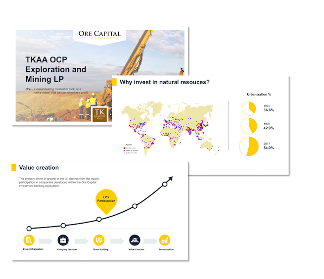 Ore Capital Partners TKAA Investor Memorandum - Why buy a presentation from a presentation expert