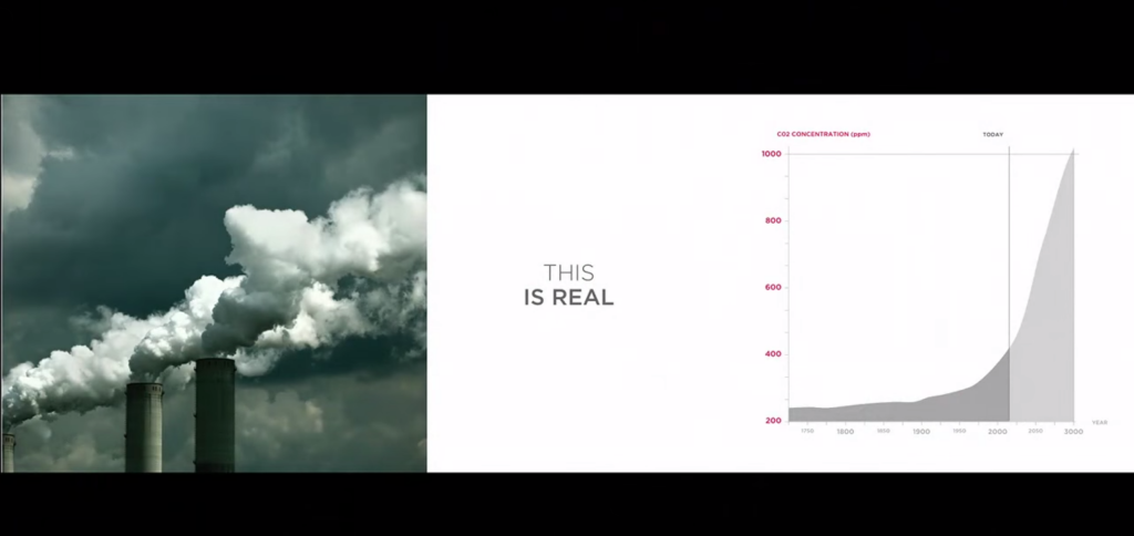 Tesla Powerwall keynote presentation's big why