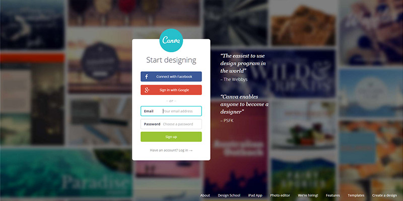 Canva - best free presentation software