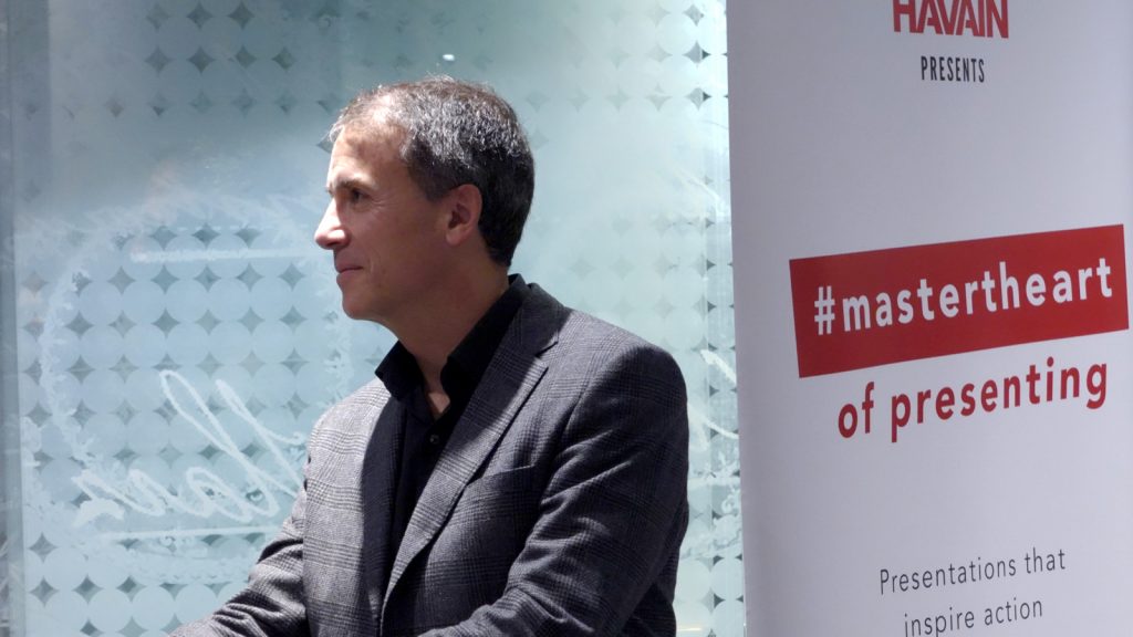 John Zimmer at Master the Art of Presenting event