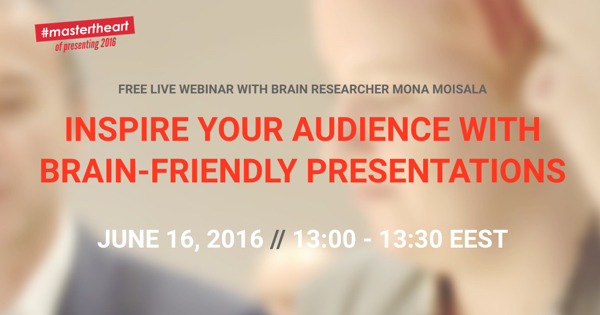 Inspire your audience with brain-friendly presentations